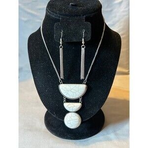 Paparazzi Desert Mason Extra Long Necklace and Earrings Set